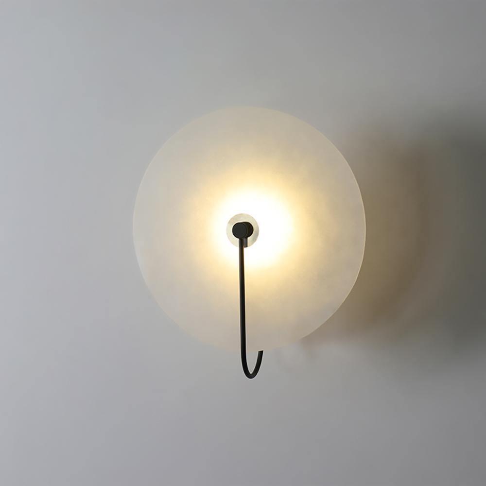 Avelena | Weiße Alabaster-Wandlampe