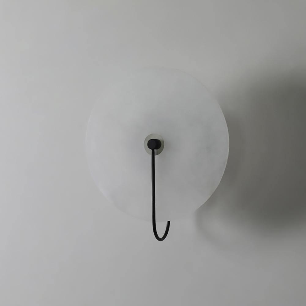 Avelena | Weiße Alabaster-Wandlampe