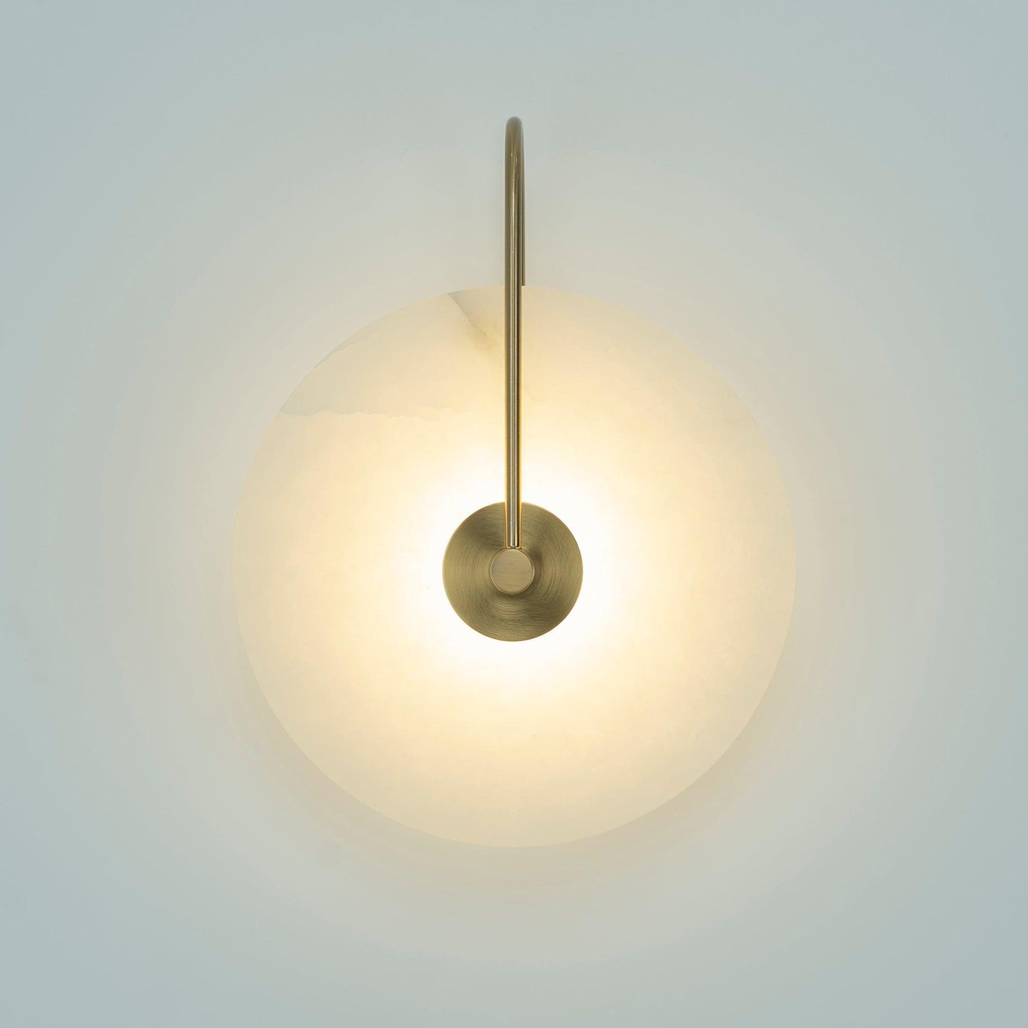 Avelena | Weiße Alabaster-Wandlampe