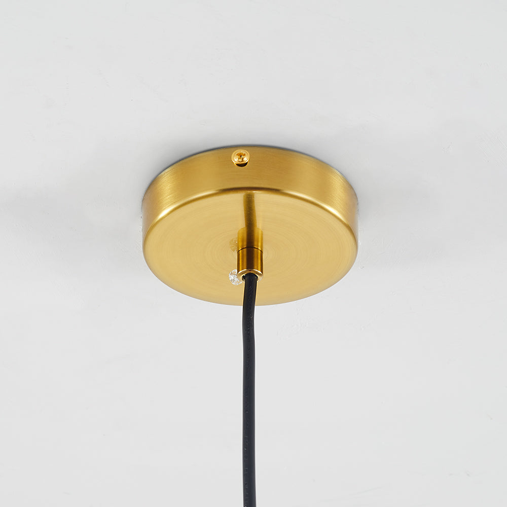 Avelena | ShineSphere - Amber Pendelleuchte mit strahlender Eleganz