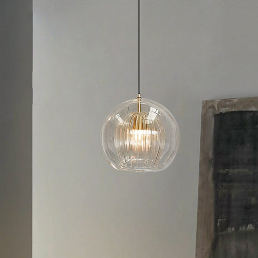 Avelena | ShineSphere - Amber Pendelleuchte mit strahlender Eleganz