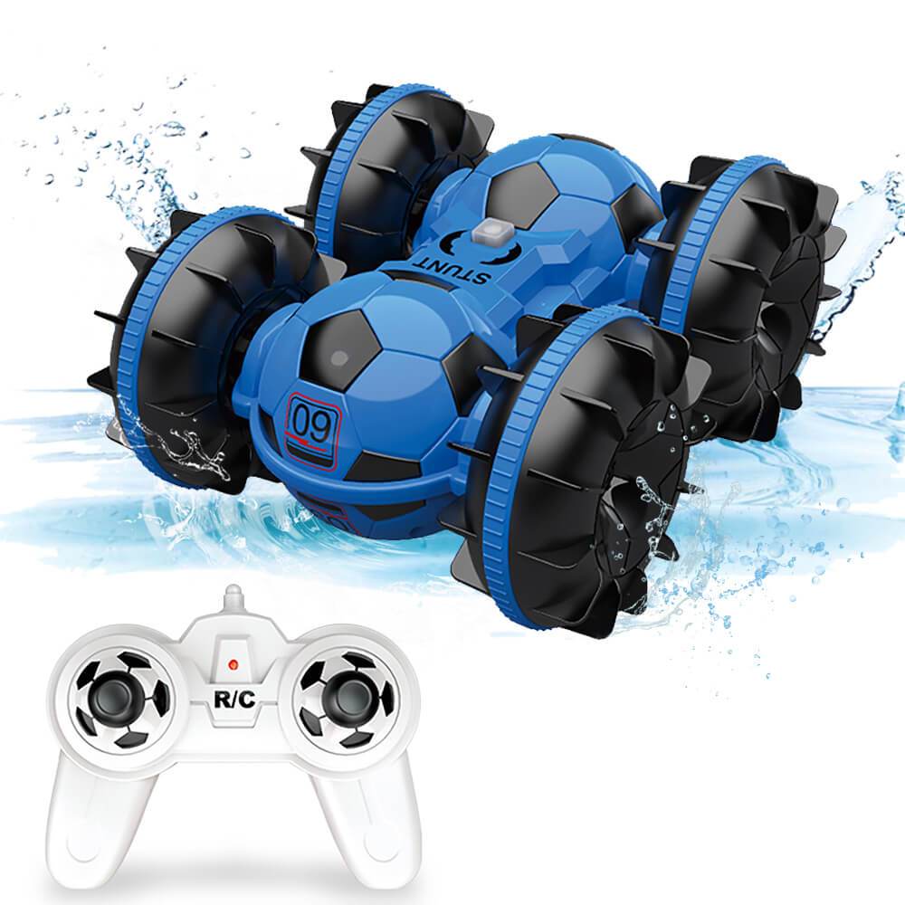 Avelena | Amphibisches ferngesteuertes Auto, All-Terrain-Fußball, ferngesteuertes Boot, Poolspielzeug, Geschenk für Jungen und Mädchen