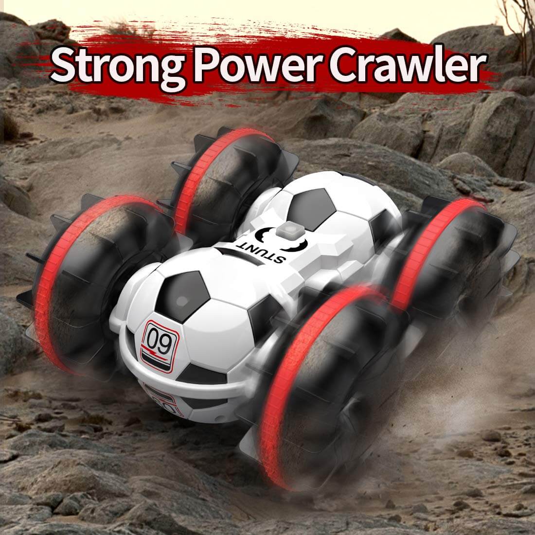 Avelena | Amphibisches ferngesteuertes Auto, All-Terrain-Fußball, ferngesteuertes Boot, Poolspielzeug, Geschenk für Jungen und Mädchen