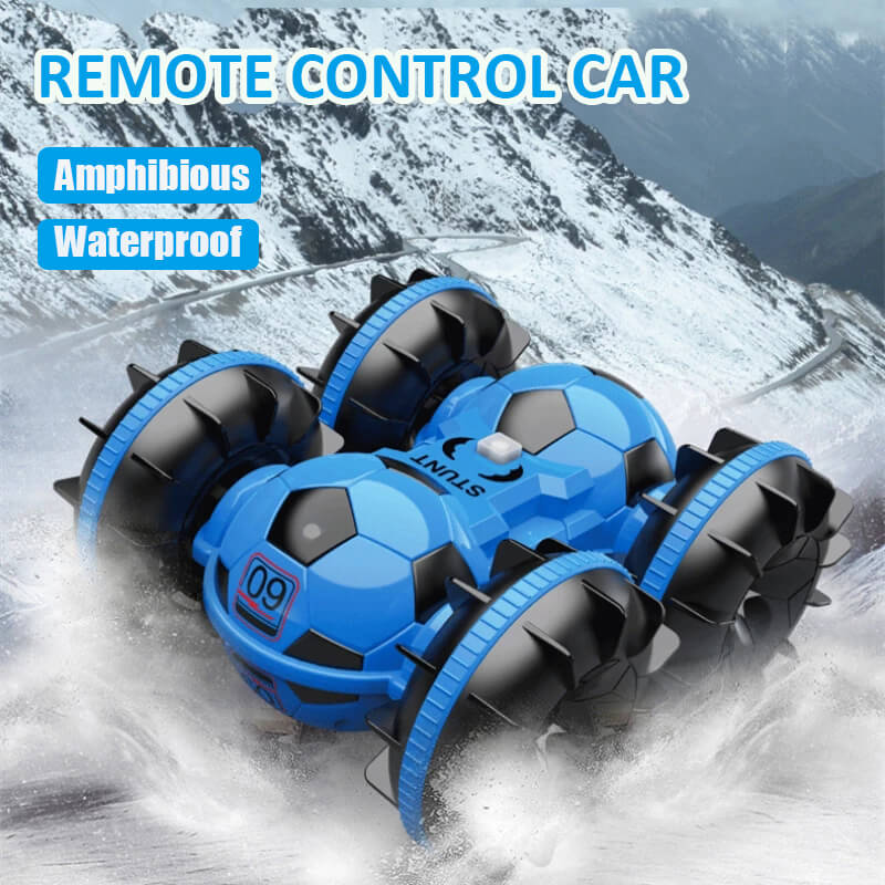 Avelena | Amphibisches ferngesteuertes Auto, All-Terrain-Fußball, ferngesteuertes Boot, Poolspielzeug, Geschenk für Jungen und Mädchen