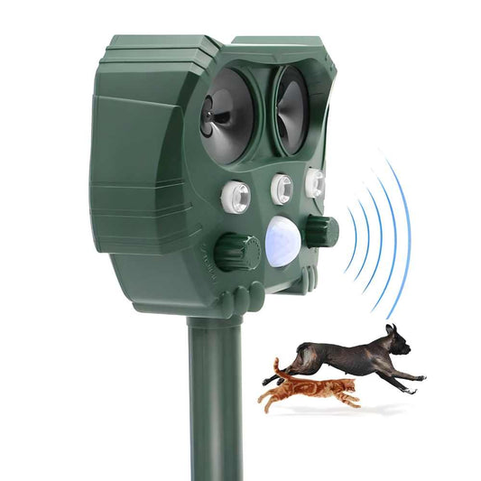 Avelena | Ultraschall Katzenabwehr Ultraschall- und Geräusch-Sonar-Abwehrmittel gegen Katze, Fuchs, Ratte, Eichhörnchen und Hund