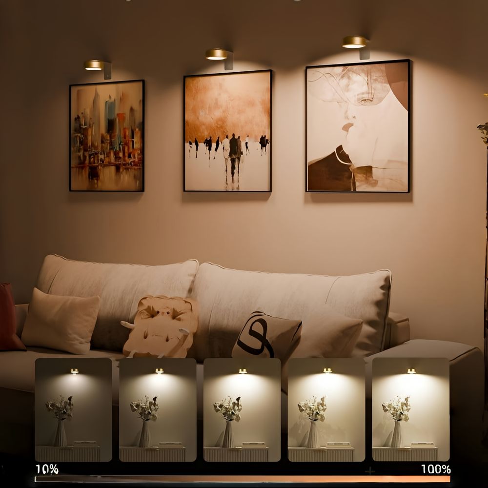 Avelena | ArtLume | Kabellose wiederaufladbare LED-Strahler für Bild- und Kunstbeleuchtung