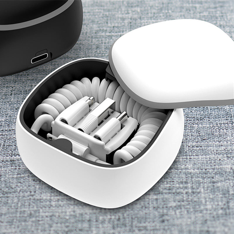 Avelena | All-in-one Frühling Kabel Powerbank Type-c Android Lightning Speicherbox Notfall mini Powerbank