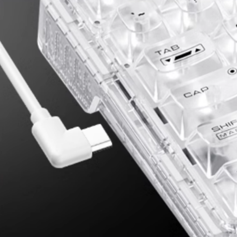 Avelena | Verdrahtet Transparente Keycap Box Mechanische Tastatur