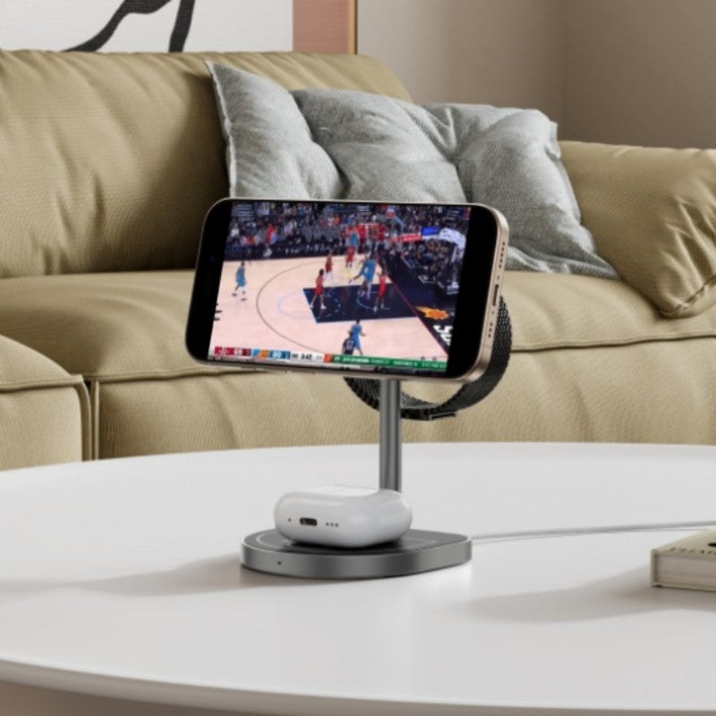 Avelena | 3-in-1 Basketball-Stil Magnetischer Kabelloser Ladegerät