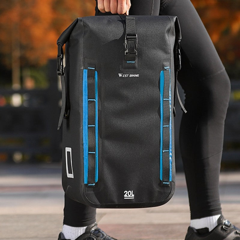 Avelena | Wasserdichte erweiterbare Satteltasche für den Fahrradhecksitz