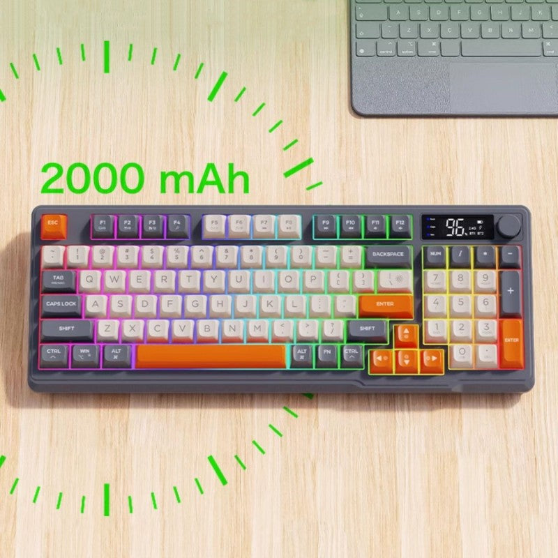 Avelena | Wiederaufladbare Silent Dual Mode Bluetooth Drahtlose Tastatur