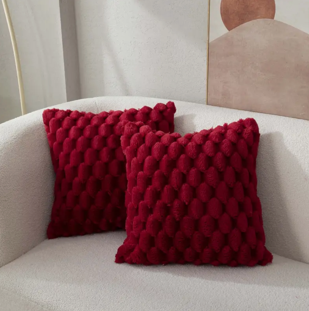 Avelena | Weiches Kissen mit flauschigem Kissenbezug