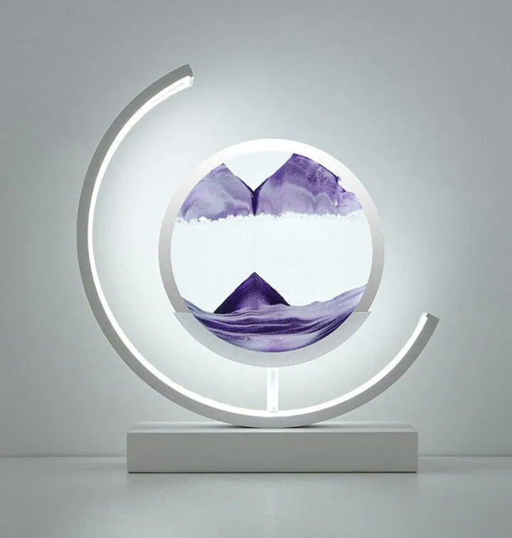 Avelena | Balance Sand Kunstlampe | Beste von Lava Lampen inspiriertes Raumlicht, coole LED Nachtlicht für entspannende Schlafzimmer- & Wohnzimmerdekoration