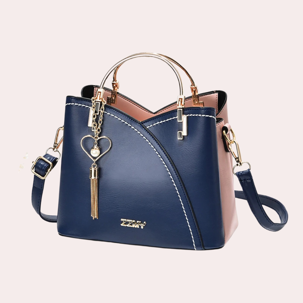 Avelena | Vero – Elegante Lederhandtasche mit mehreren Fächern | Stylische Schulter- & Umhängetasche