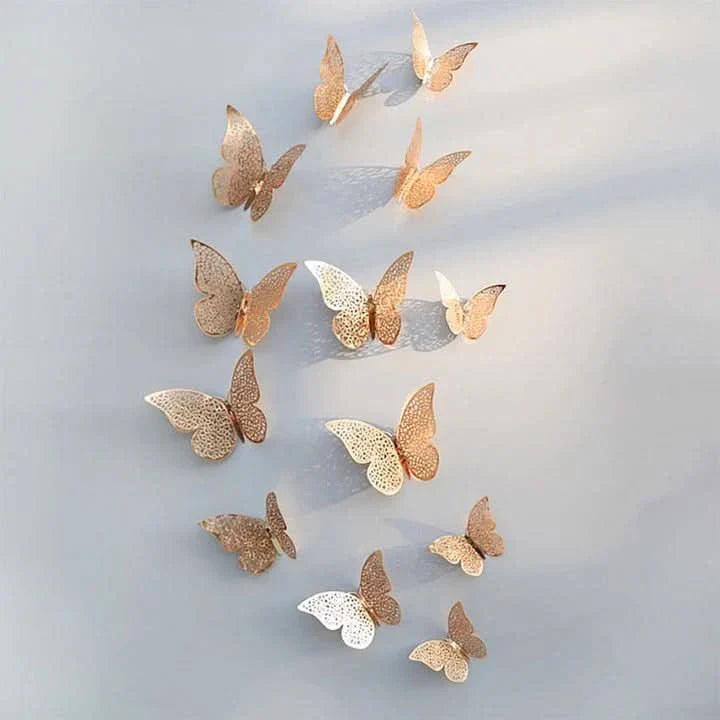 Avelena | Yuki - Schicke, raffinierte Schmetterlings-Wandkunst