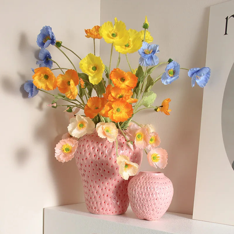 Avelena | WhimsyBerry - Keramikvase Erdbeere
