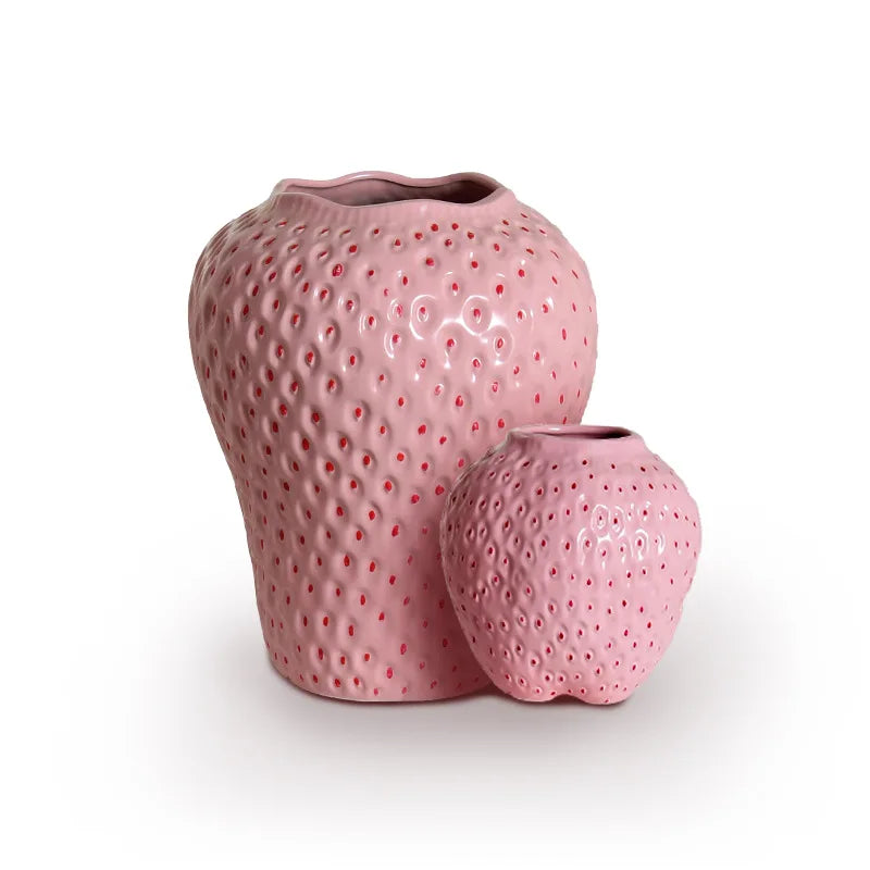 Avelena | WhimsyBerry - Keramikvase Erdbeere