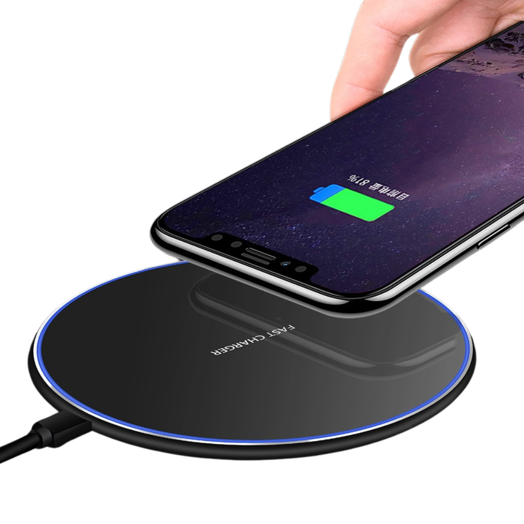 Avelena | 30W Schnelles kabelloses Ladepad | Premium USB C Ladekabel MagSafe Ladegerät für Apple iPhone, Samsung & Android - Fast Wireless Charging Pad