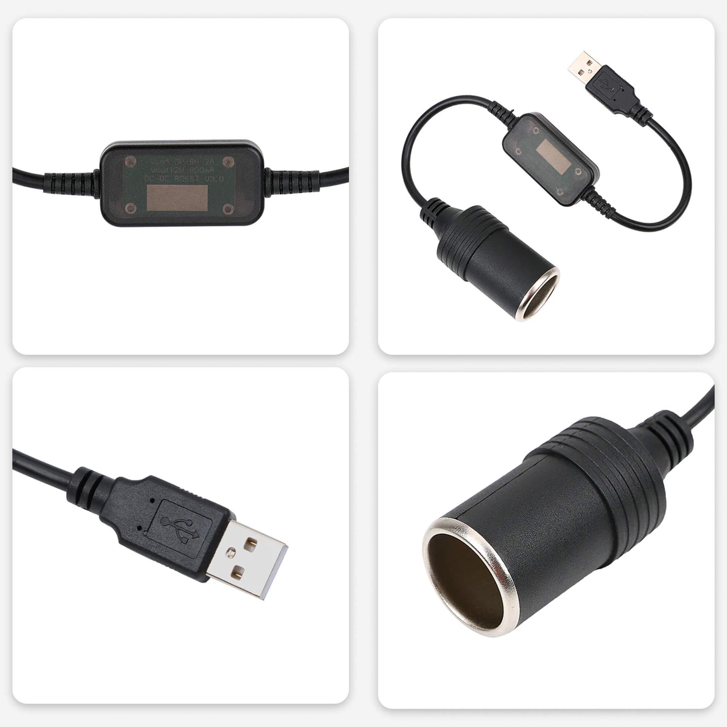 Avelena | VoltLink | USB zu 12V Autoadapter – Einfache Plug & Play Stromlösung