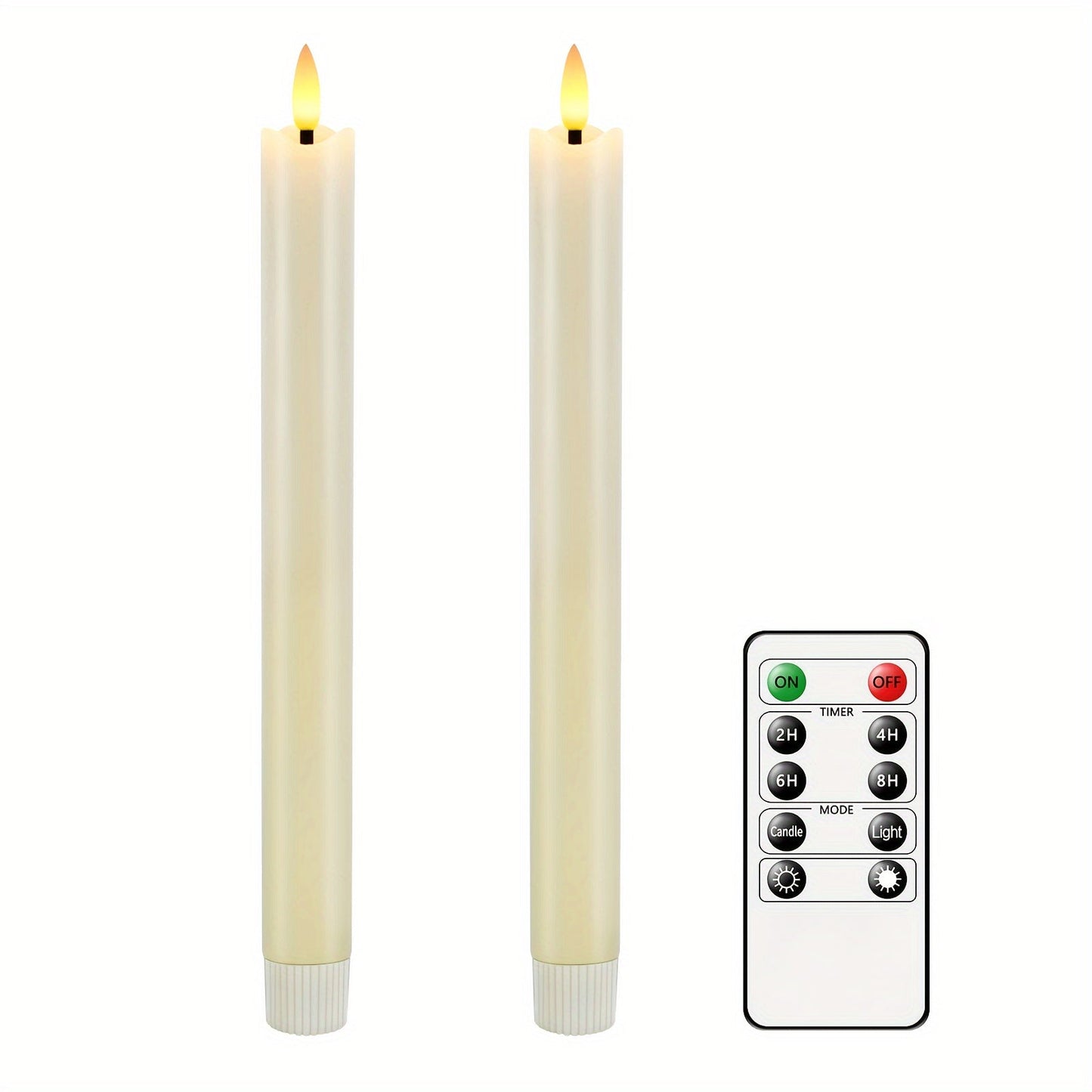 Avelena | CandleLuxe – 6 LED Stabkerzen mit Fernbedienung für luxuriöse Veranstaltungsbeleuchtung