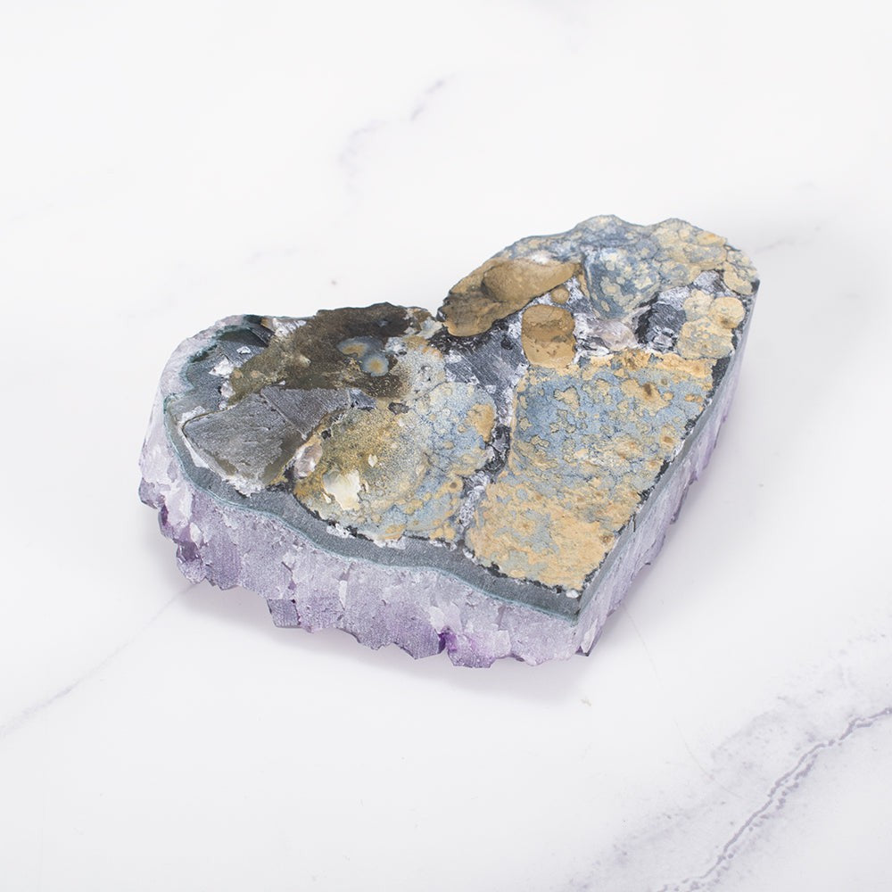 Avelena | Amethyst Cluster Herz