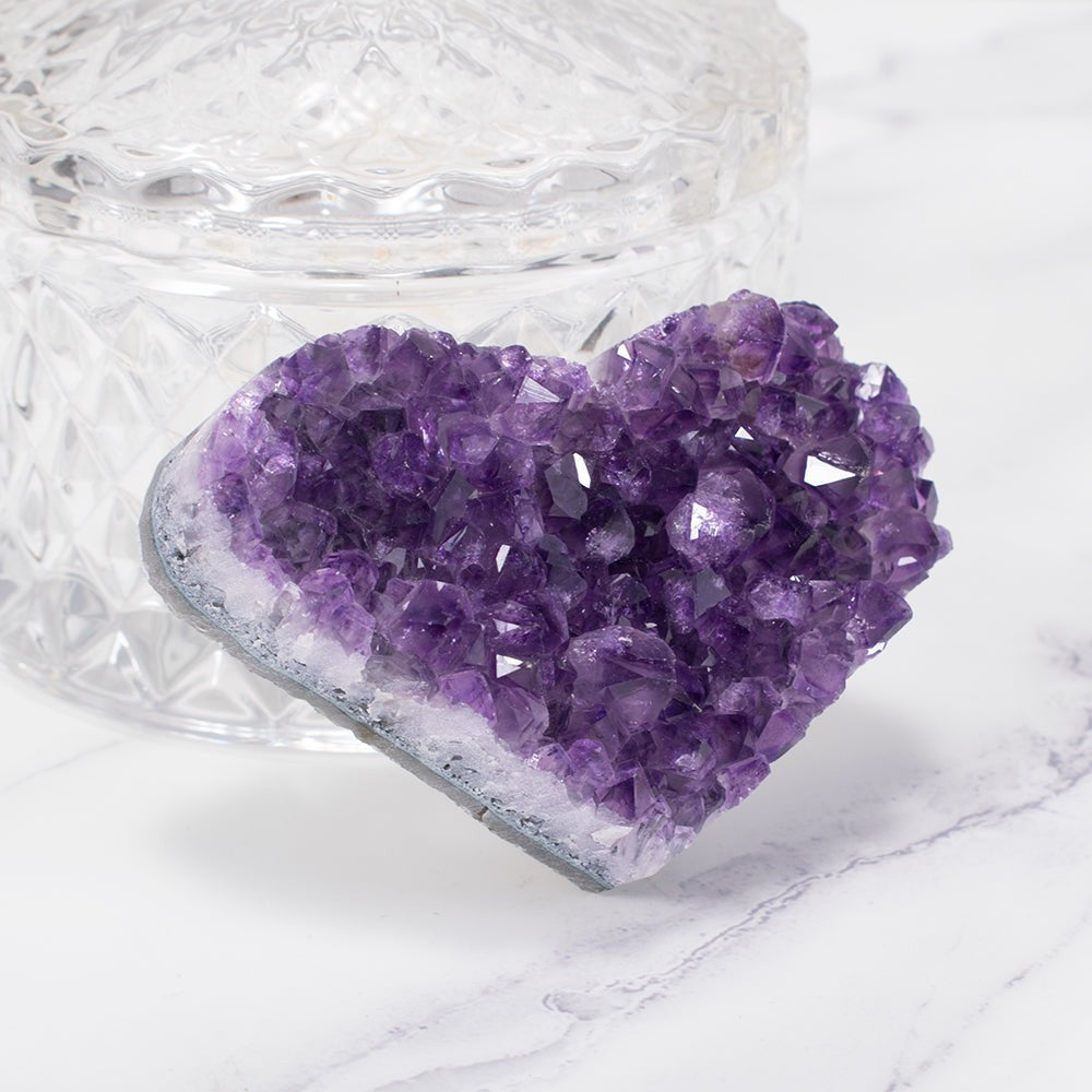 Avelena | Amethyst Cluster Herz