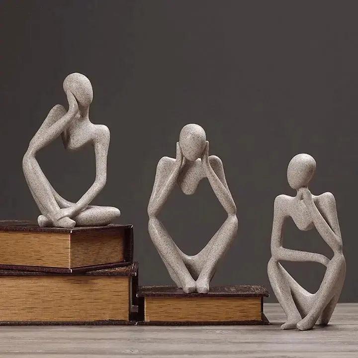 Avelena | ThinkForm - Abstrakte Denker Skulptur