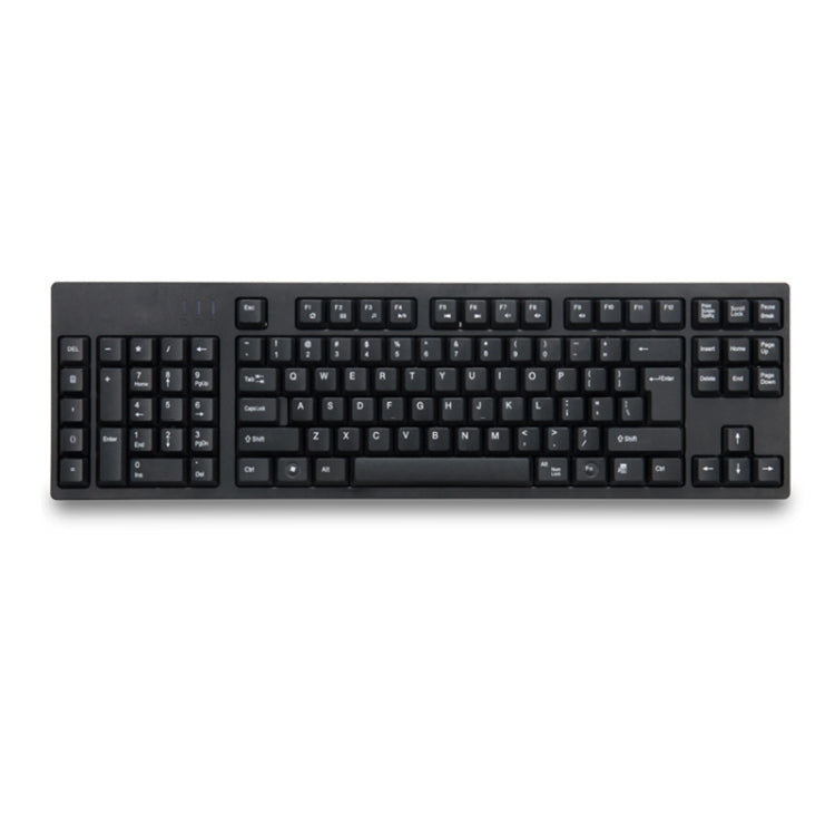 Avelena | Verdrahtete USB-Linkshänder-Tastatur mit Dual-HUB-Funktion (Schwarz)