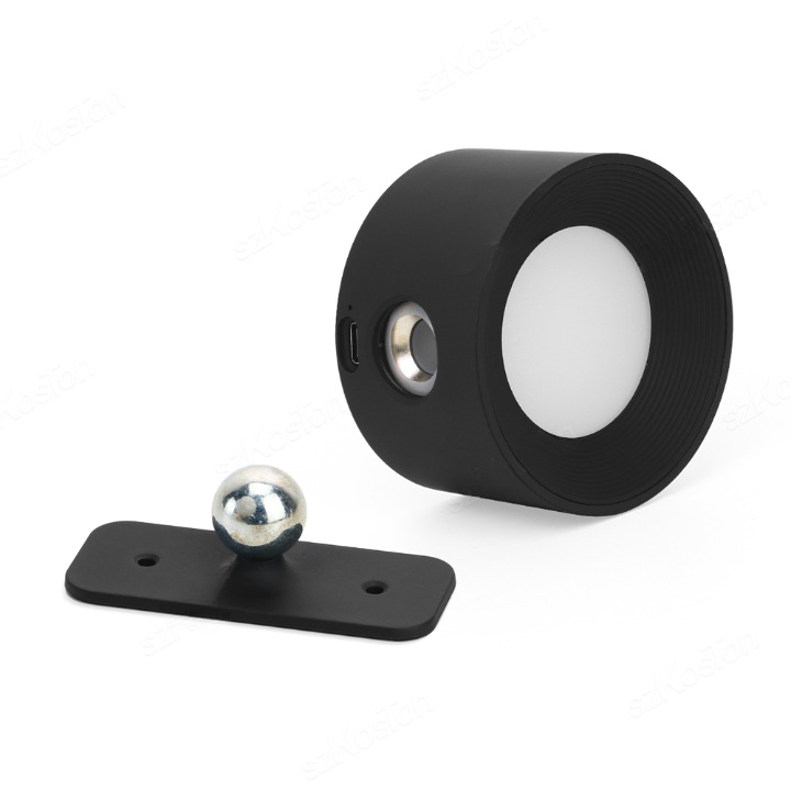 Avelena | Spotlight Kabellose Wandlampe - 360° Rotation, Dimmbar, Wiederaufladbare Wandlicht