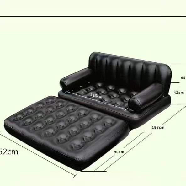 Avelena | Aufblasbares Schlafsofa mit Pumpe