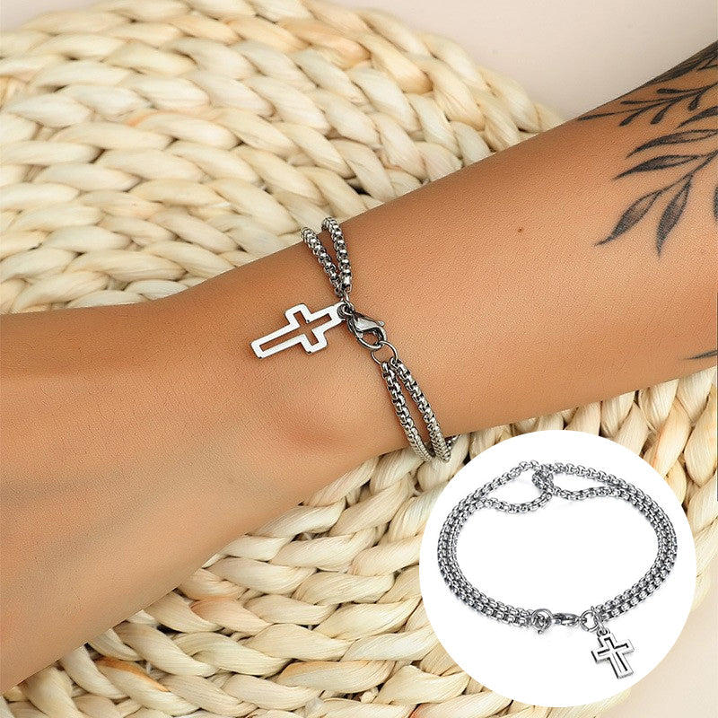 Avelena | Armband mit Kreuzausschnitt