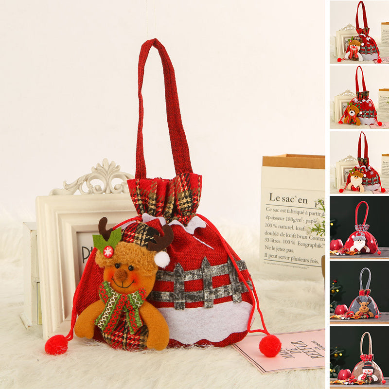 Avelena | Weihnachtsgeschenk Schneemann Puppe Tasche