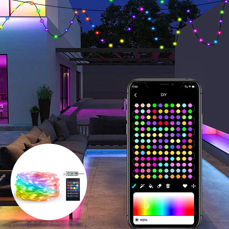 Avelena | Wi-Fi Bluetooth Smarte LED für Außenbereich