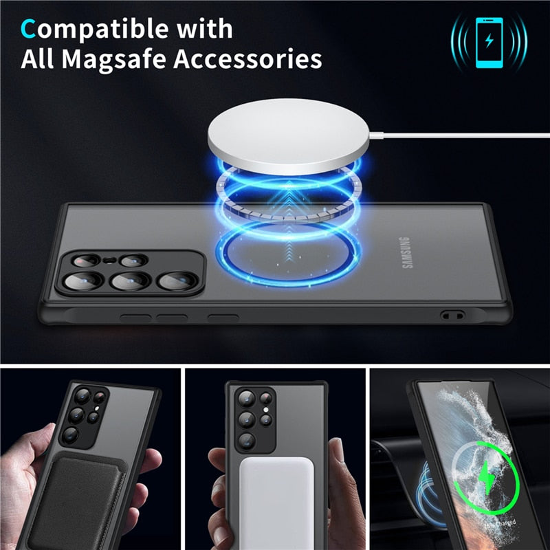 Avelena | ShieldPro | Magnetisches stoßfestes Gehäuse für Samsung