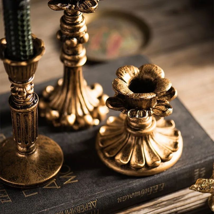 Avelena | AuricGlow – Rustikale Kerzehalter mit eleganter Luxus für einen zeitlosen Look