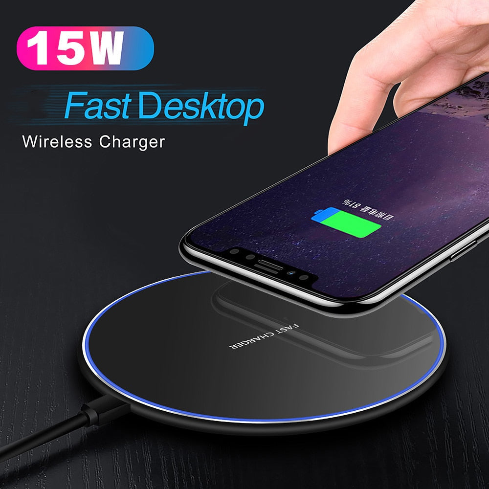 Avelena | 30W Schnelles kabelloses Ladepad | Premium USB C Ladekabel MagSafe Ladegerät für Apple iPhone, Samsung & Android - Fast Wireless Charging Pad