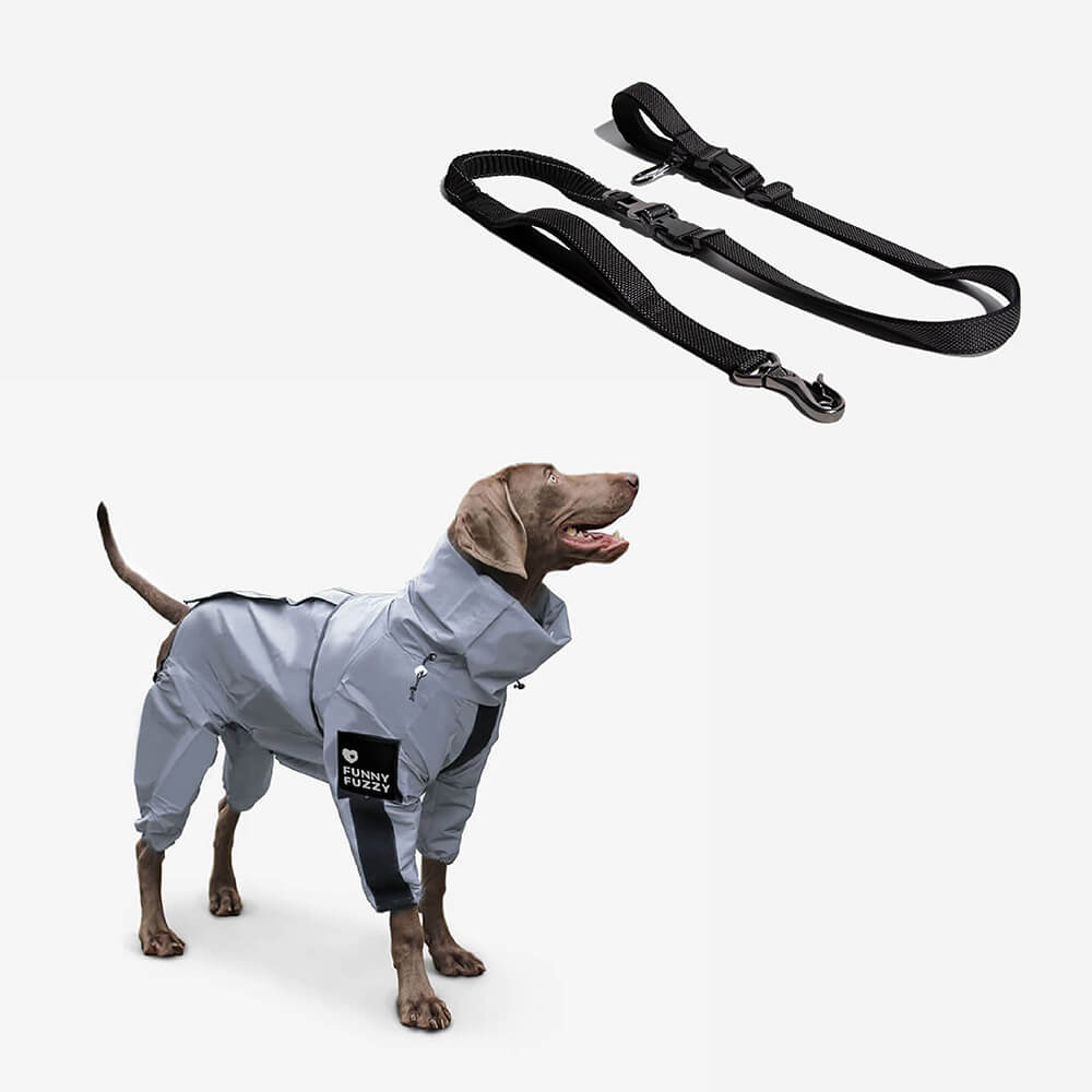 Avelena | Reflektierender Allwetter wasserdichter cooler Hundezubehör Regenmantel