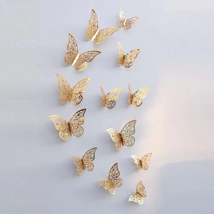 Avelena | Yuki - Schicke, raffinierte Schmetterlings-Wandkunst