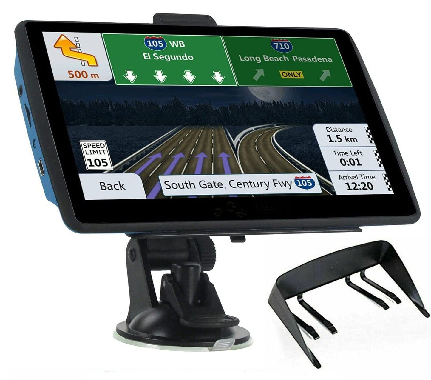 Avelena | 7" GPS-Navigationssystem | Aufgerüstet mit Live-Verkehrsupdates & Vorgefertigten Karten für das Vereinigte Königreich & die EU für Autos und Lkw