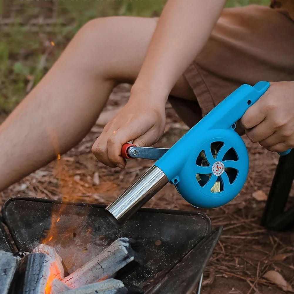 Avelena | Tragbarer Hand-BBQ-Ventilator für einfaches Grillen im Freien