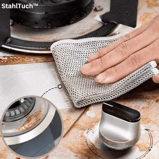 Avelena | StahlTuch Doppelseitiges Metall-Stahldraht-Reinigungstuch