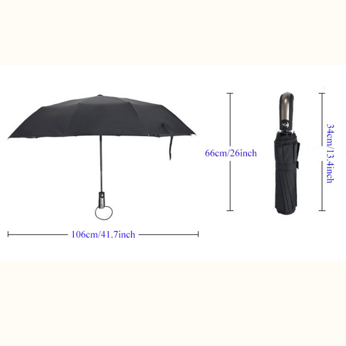 Avelena | Winddicht Anti-UV Automatischer Eleganter Regenschirm