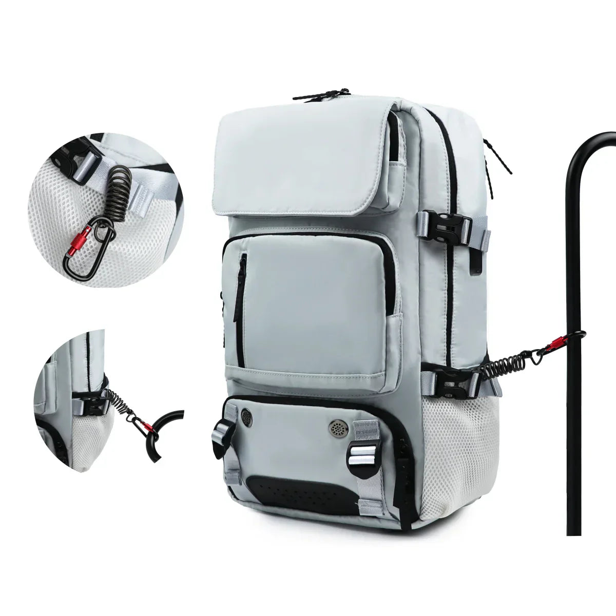 Avelena | TRAVELMAX Pack – Großer wasserdichter Rucksack mit USB-Ladeanschluss