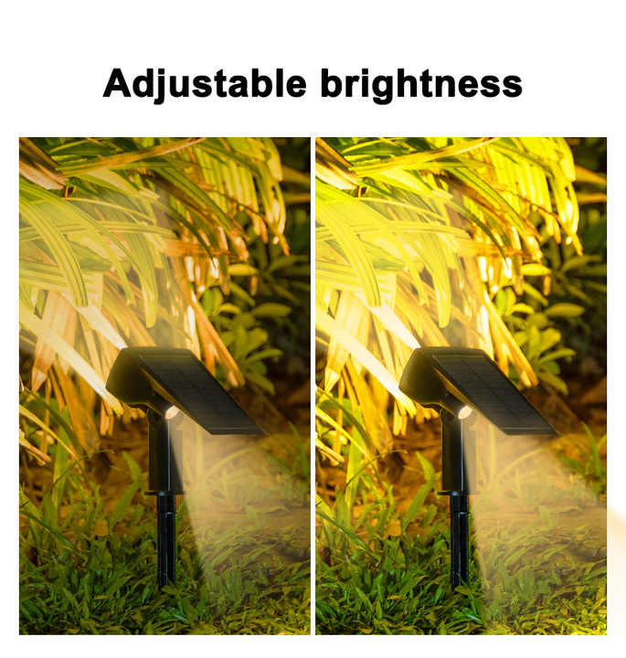 Avelena | Solar LED Strahler – Außenbeleuchtung mit Solarplatte für Garten und Wege