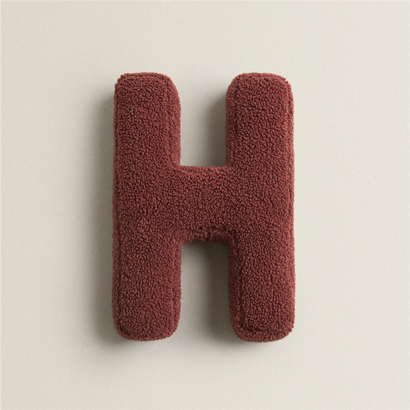 Avelena | Alphabet Letter Fleece Kissen