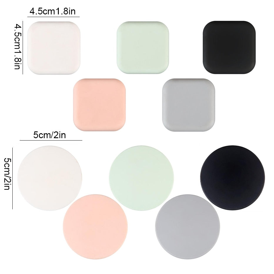Avelena | Silicone Türstopper Puffer mit selbstklebendem schallgedämpftem Anti-Schock-Schutz für Heimwerker Wandschutz