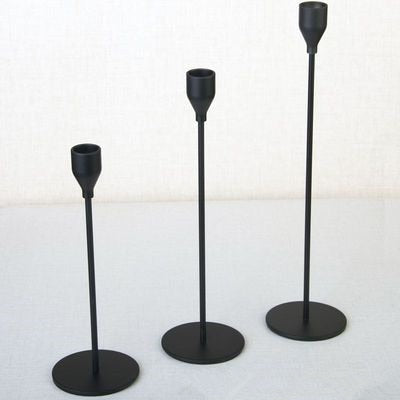 Avelena | 3er Set Metall Kerzenständer