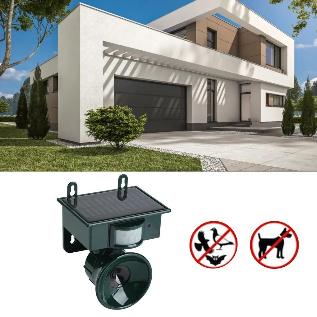 Avelena | TerraGuard – Wetterfester Solar-Vogelvertreiber mit PIR-Bewegungssensor & natürlichem Geräuschabwehrmittel
