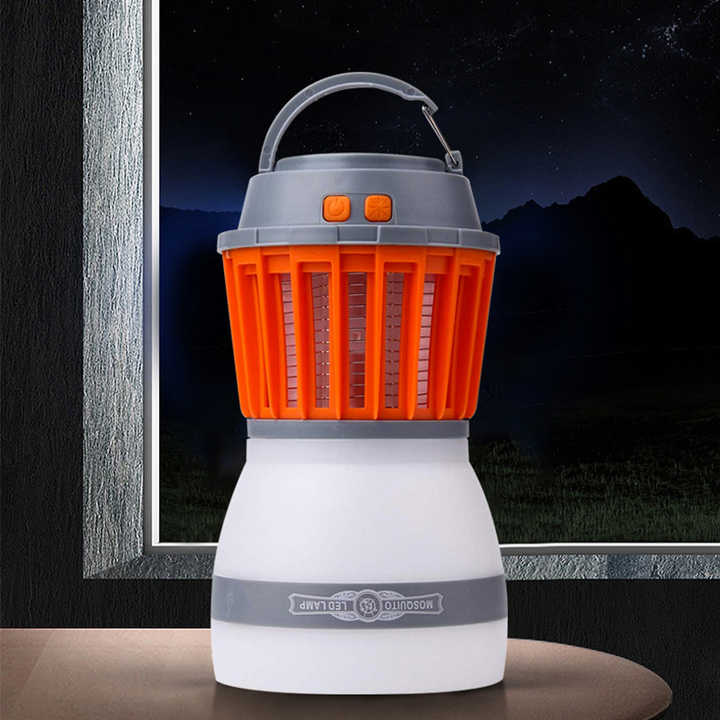 Avelena | Solar LED Mückenlampe mit integrierter Laterne – Effektiver Insektenschutz und Beleuchtung für Garten und Camping