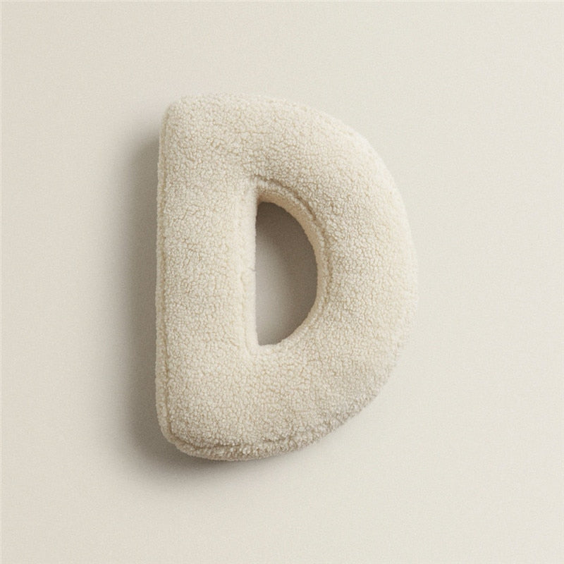 Avelena | Alphabet Letter Fleece Kissen